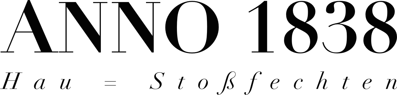 ANNO 1838 - Hau = Stoßfechten
