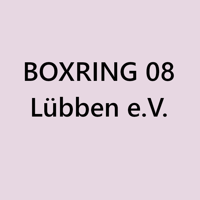 Boxring 08 Lübben